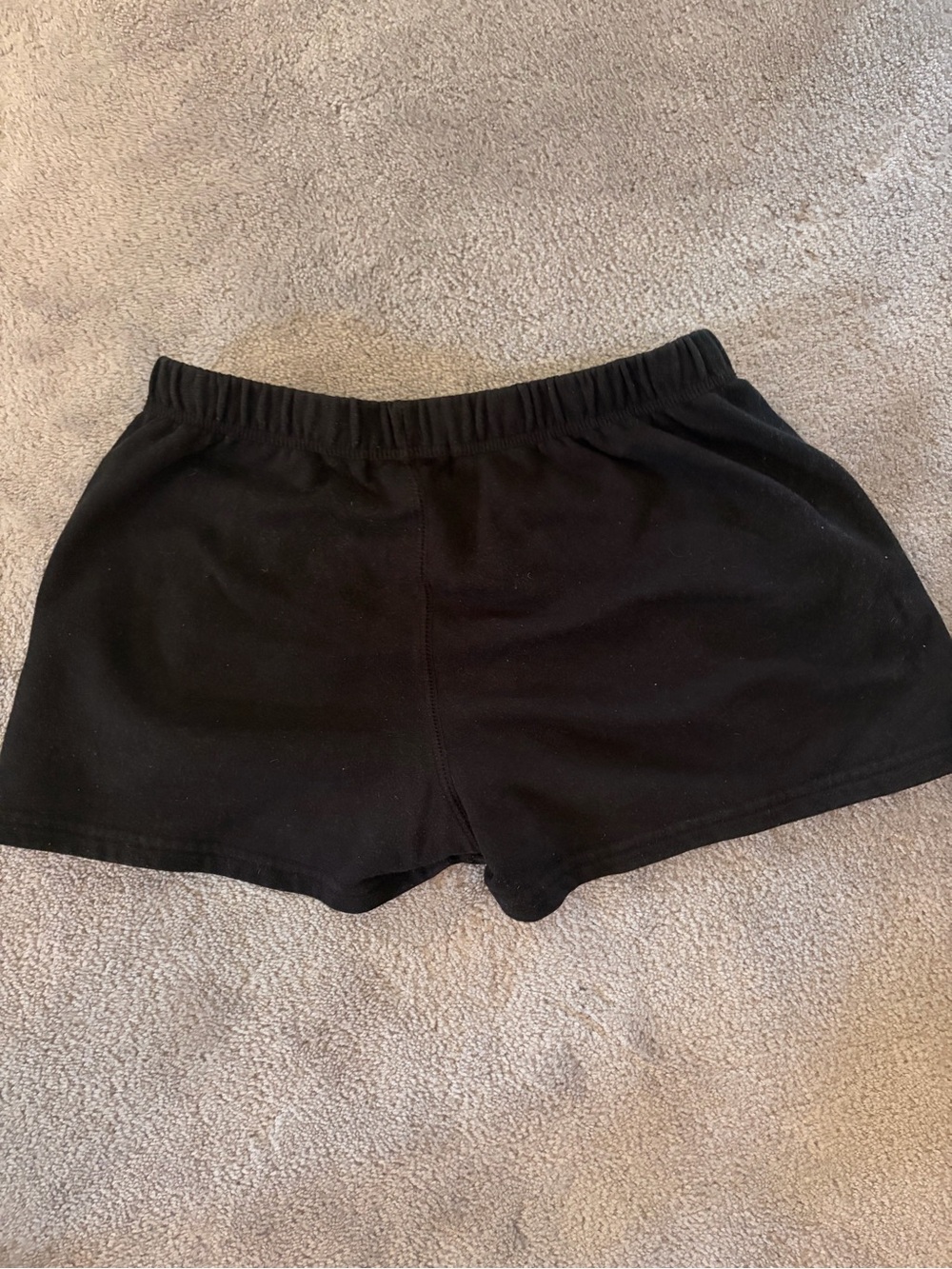 Roots Black Athletic Cotton Shorts with Logo - Picture 2 of 3